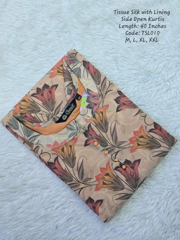 TSL010- Tissue Silk with Lining