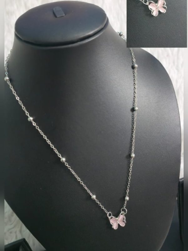 KNJ027 - Classic Pendant Necklace – Minimal Gold Chain for Women