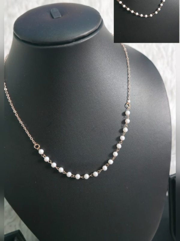 KNJ018 - Classic Pendant Necklace – Minimal Gold Chain for Women