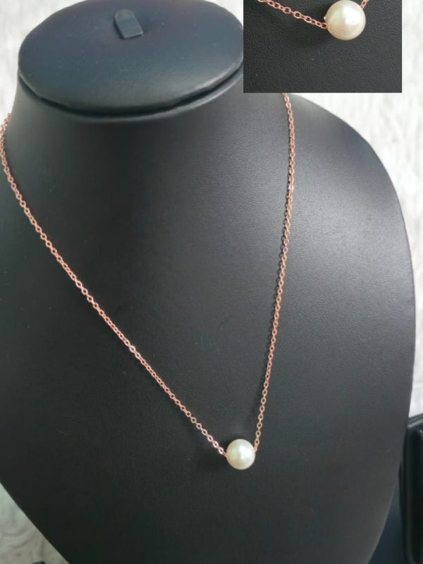 KNJ016 - Classic Pendant Necklace – Minimal Gold Chain for Women