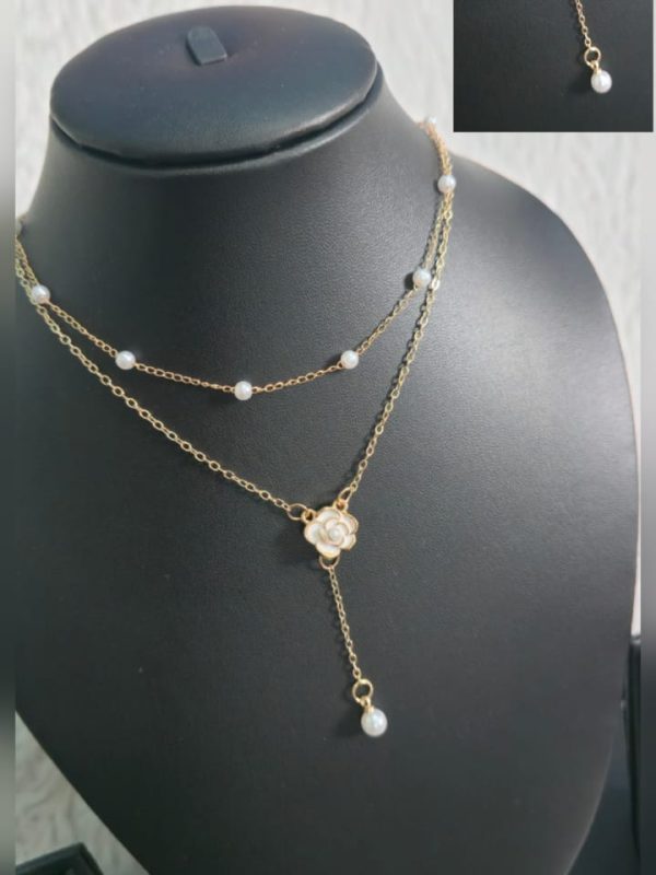 KNJ026 - Classic Pendant Necklace – Minimal Gold Chain for Women
