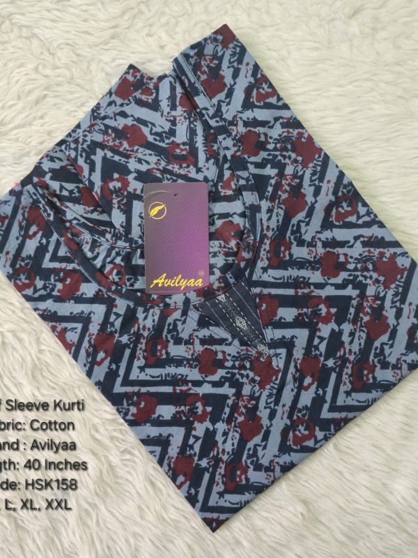 HSK158 - Half Sleeve Kurtis