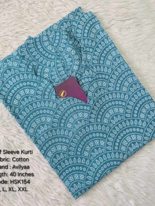 HSK154 - Half Sleeve Kurtis