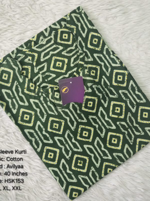 HSK153 - Half Sleeve Kurtis