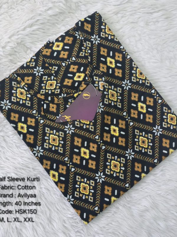HSK150 - Half Sleeve Kurtis