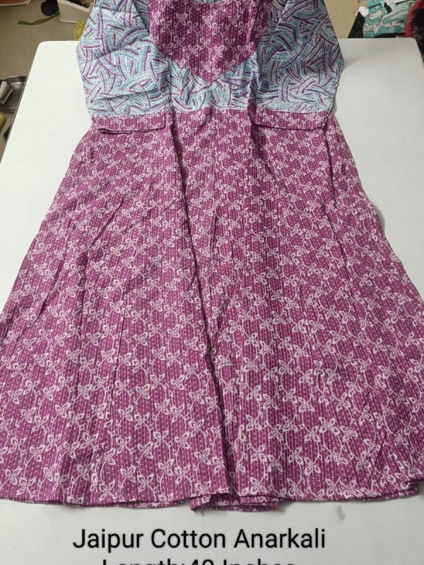 JA507- Jaipur Cotton Anarkali