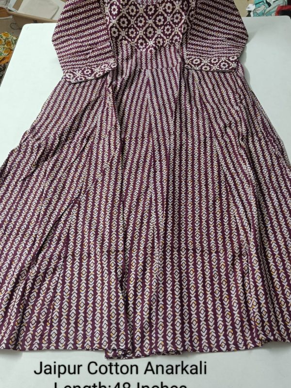 JA534- Jaipur Cotton Anarkali