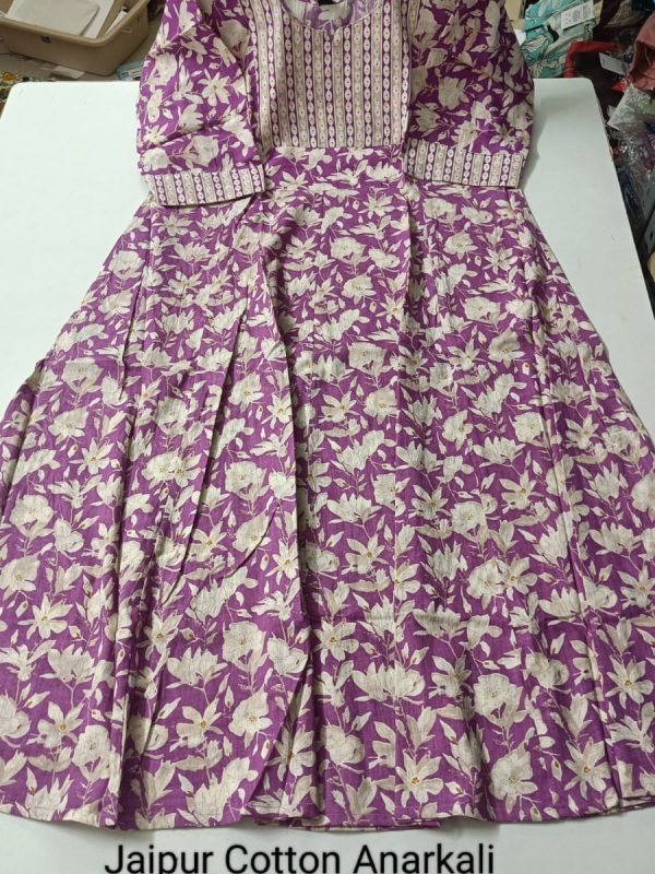 JA541- Jaipur Cotton Anarkali