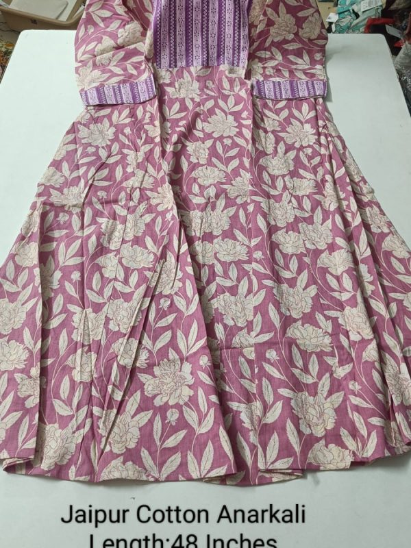 JA539- Jaipur Cotton Anarkali