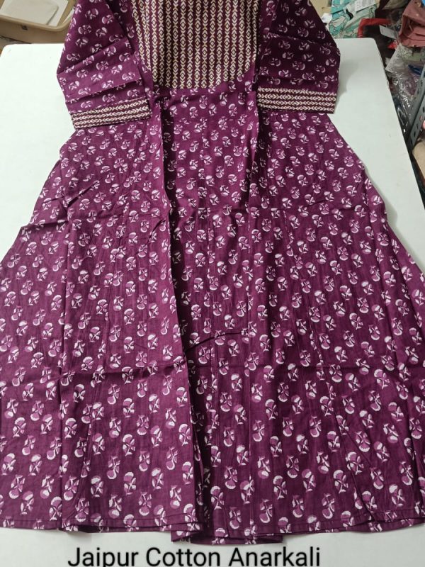 JA542- Jaipur Cotton Anarkali