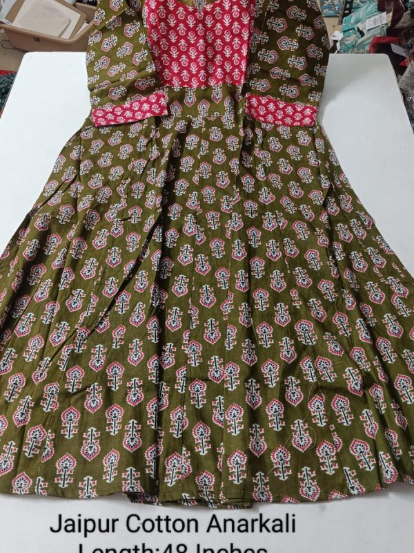 JA532- Jaipur Cotton Anarkali