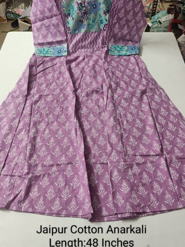 JA522- Jaipur Cotton Anarkali