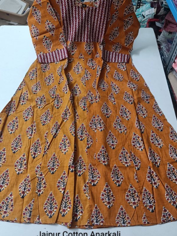 JA527- Jaipur Cotton Anarkali