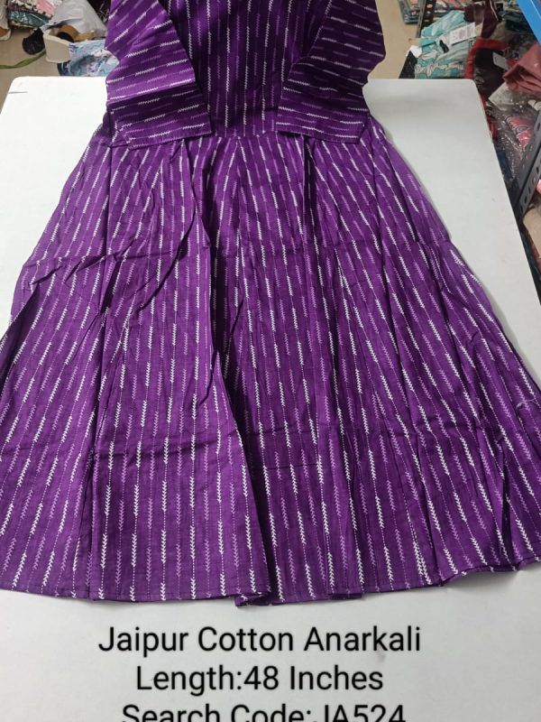 JA524- Jaipur Cotton Anarkali