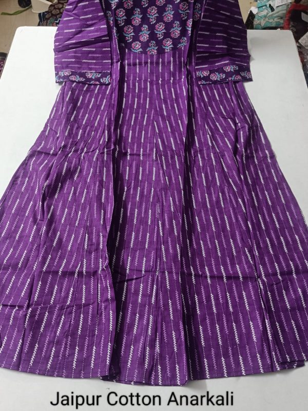 JA514- Jaipur Cotton Anarkali