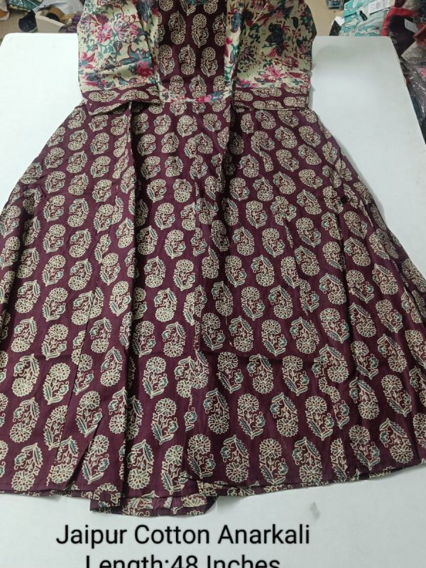 JA515- Jaipur Cotton Anarkali