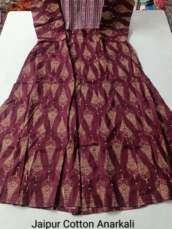 JA505- Jaipur Cotton Anarkali