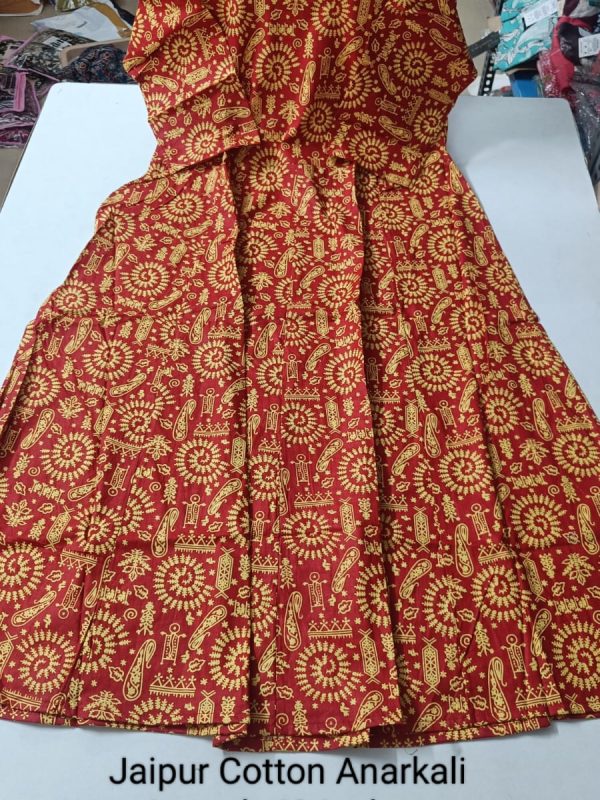 JA504- Jaipur Cotton Anarkali