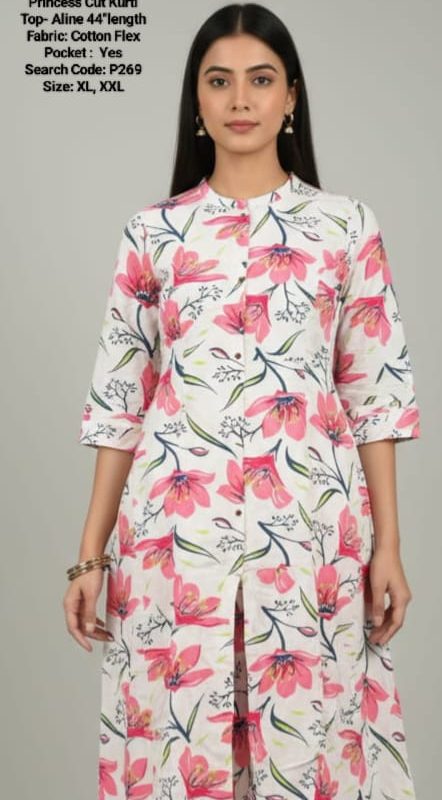 P269 - Princess Cut Kurtis