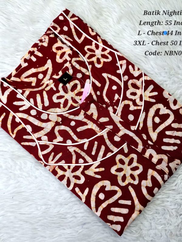 NBN002- Batik Nighties - Batik Cotton