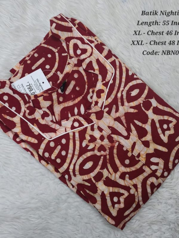NBN019- Batik Nighties - Batik Cotton