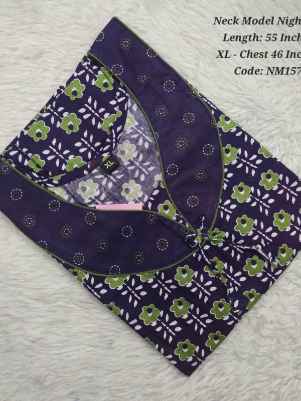 NM157 - Nila Nighties - Neck Model - XL Size