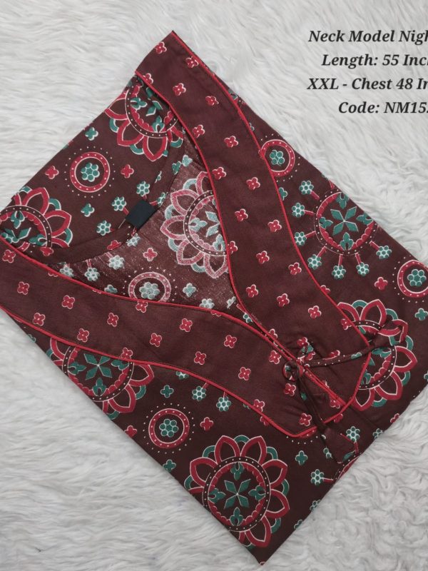 NM152 - Nila Nighties - Neck Model - XXL Size
