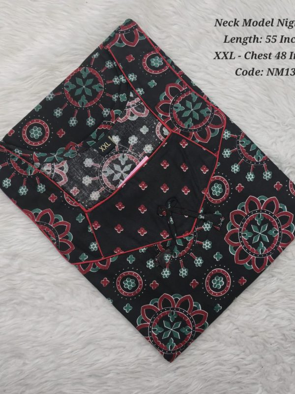 NM138 - Nila Nighties - Neck Model - XXL Size