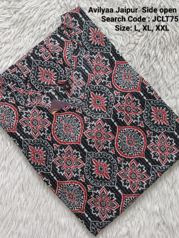 JCLT752- Jaipur Cotton Top Only without Lining
