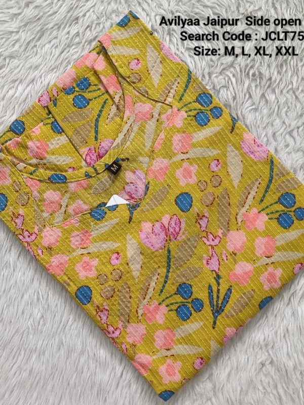 JCLT754- Jaipur Cotton Top Only without Lining