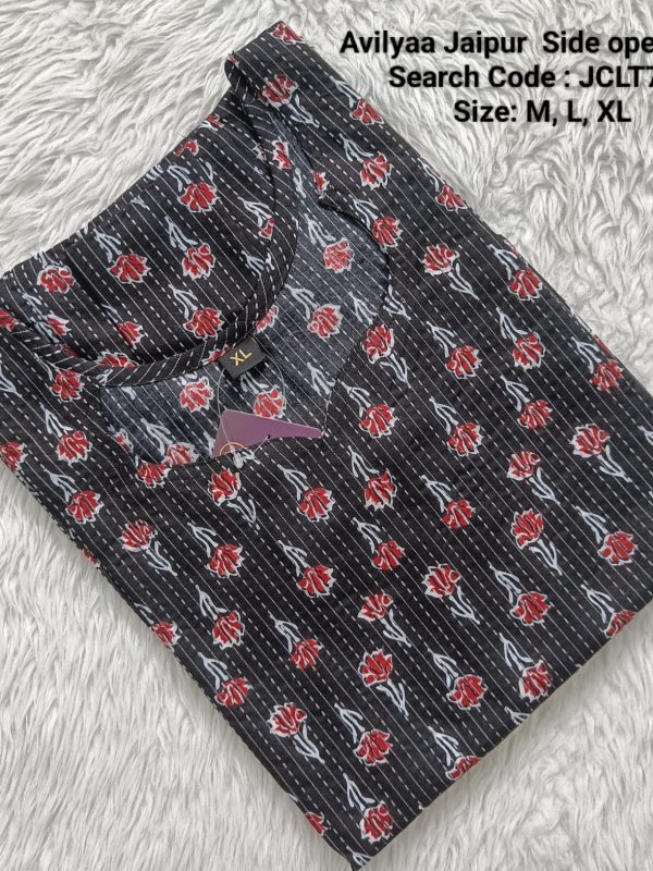 JCLT761- Jaipur Cotton Top Only without Lining