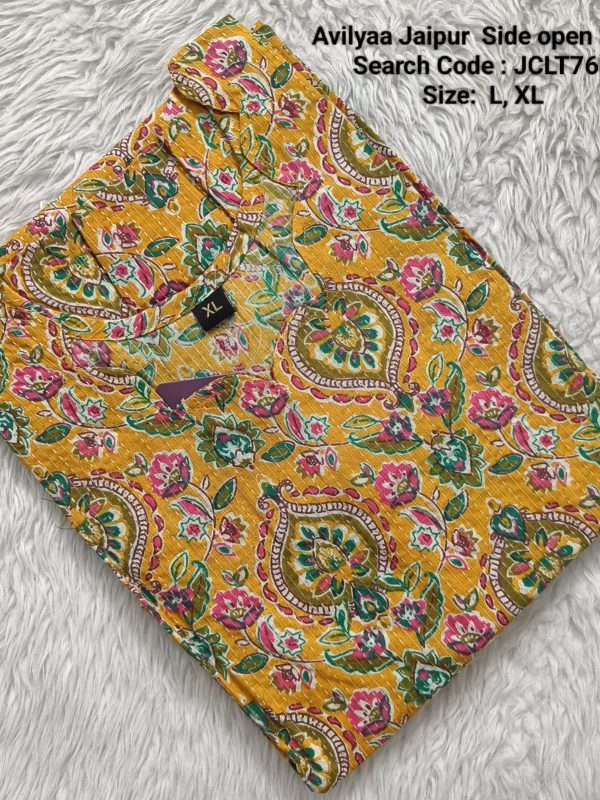 JCLT763- Jaipur Cotton Top Only without Lining
