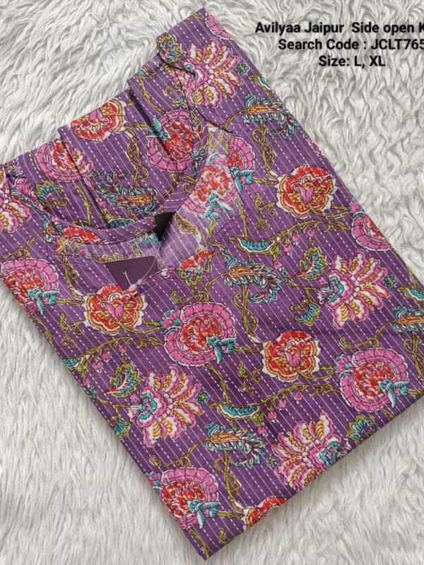 JCLT765- Jaipur Cotton Top Only without Lining