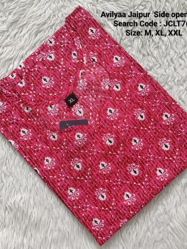 JCLT768- Jaipur Cotton Top Only without Lining