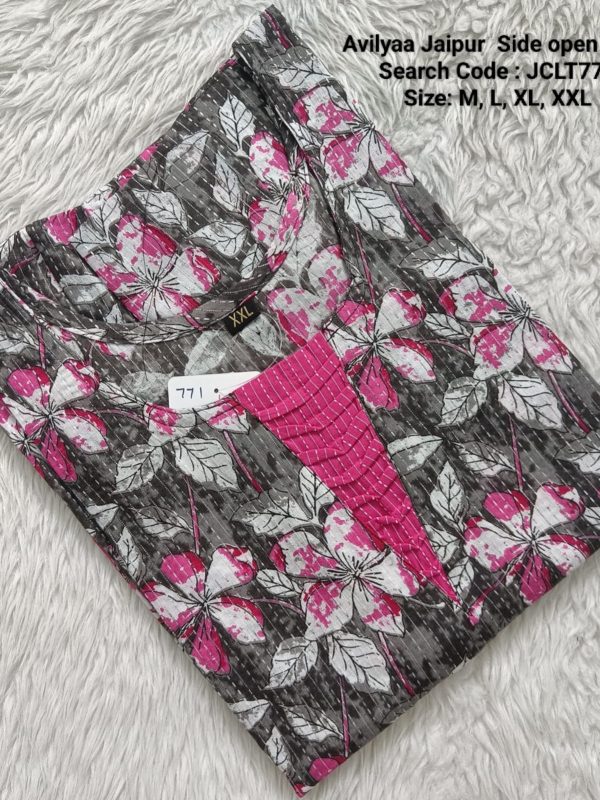 JCLT771- Jaipur Cotton Top Only without Lining