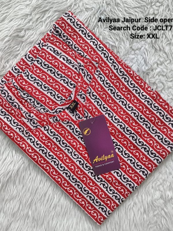JCLT780- Jaipur Cotton Top Only without Lining
