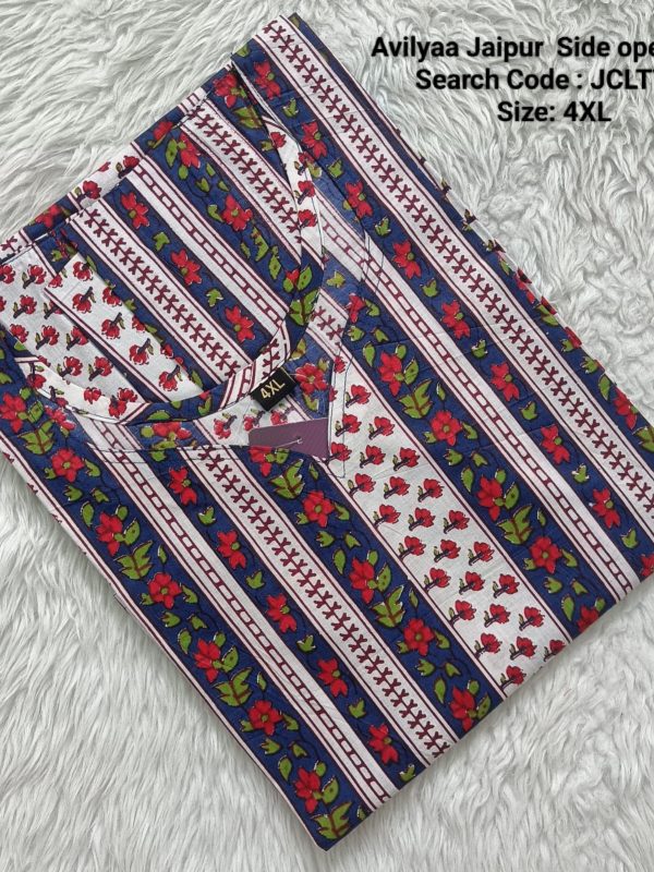 JCLT778- Jaipur Cotton Top Only without Lining