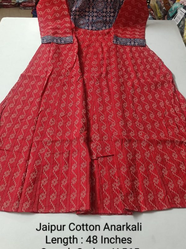 JA565- Jaipur Cotton Anarkali