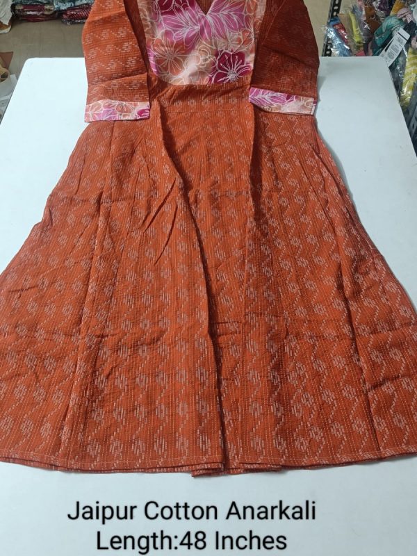 JA559- Jaipur Cotton Anarkali