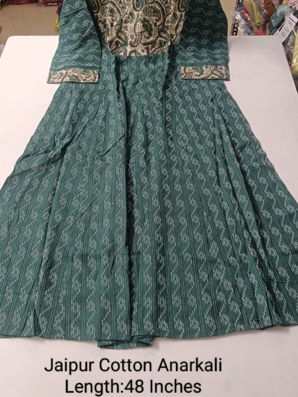 JA558- Jaipur Cotton Anarkali