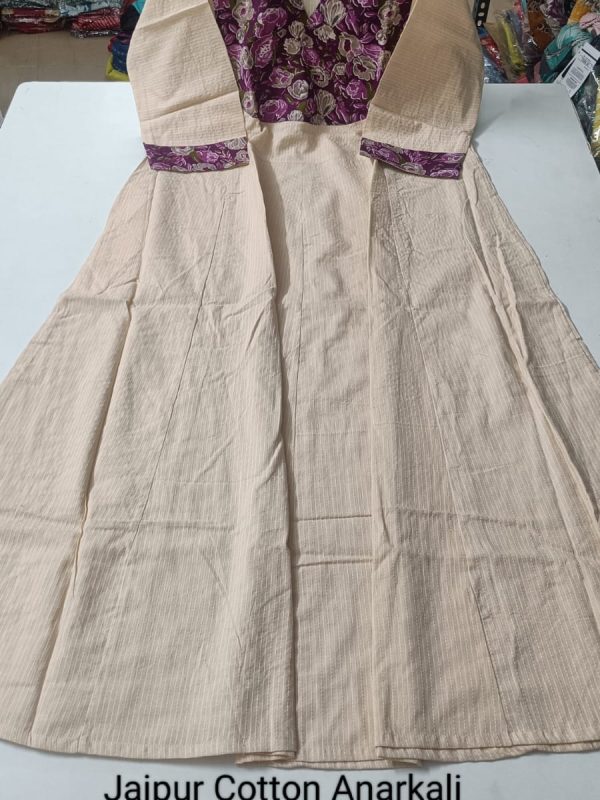 JA557- Jaipur Cotton Anarkali