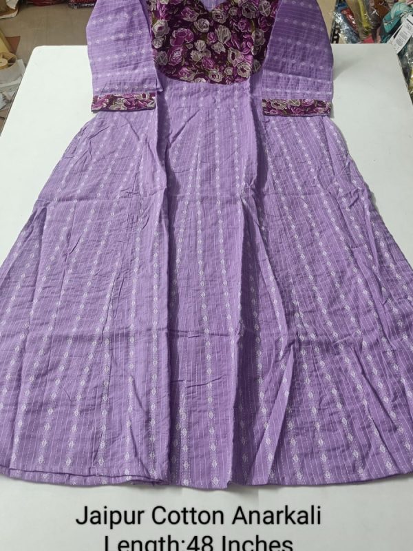JA556- Jaipur Cotton Anarkali