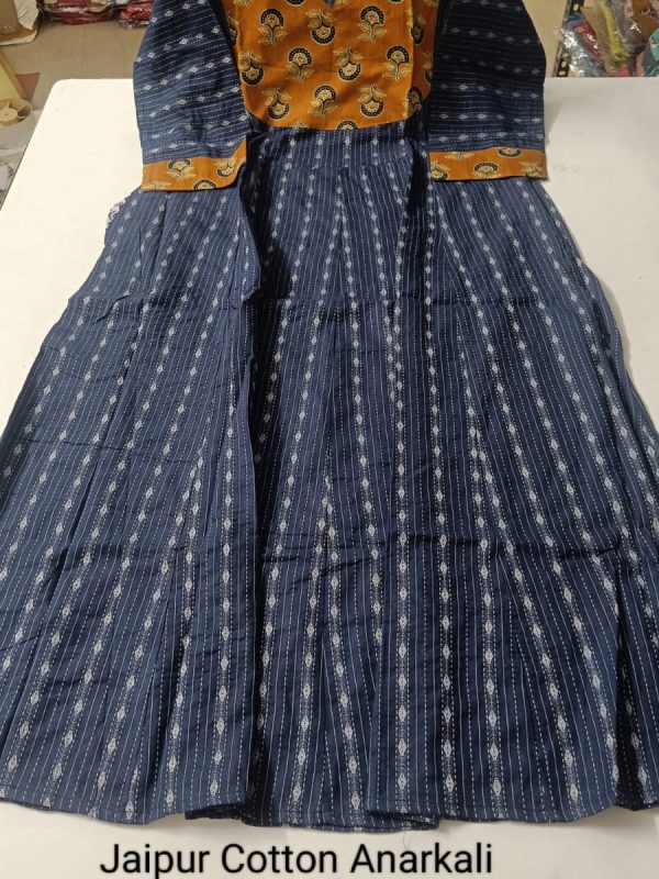JA555- Jaipur Cotton Anarkali