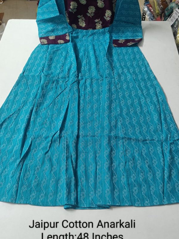 JA554- Jaipur Cotton Anarkali