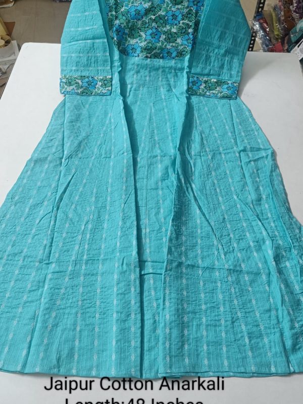 JA553- Jaipur Cotton Anarkali