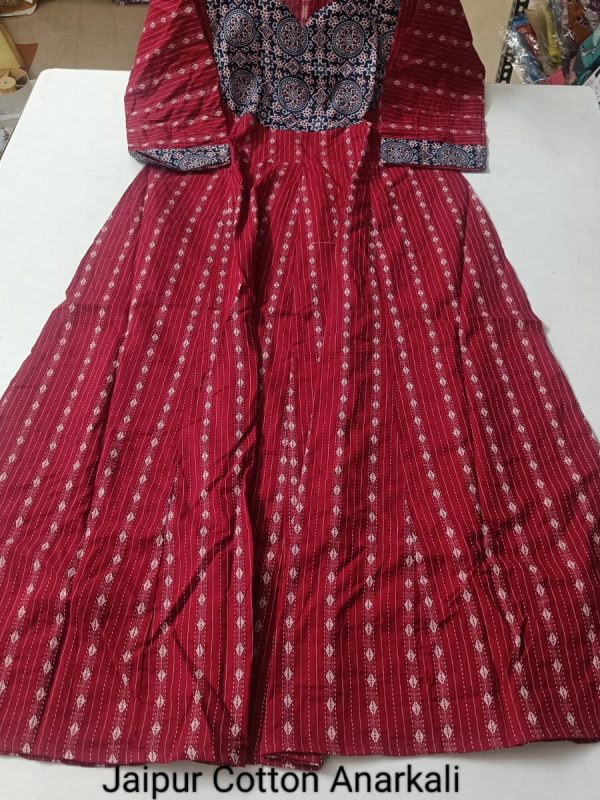 JA548- Jaipur Cotton Anarkali