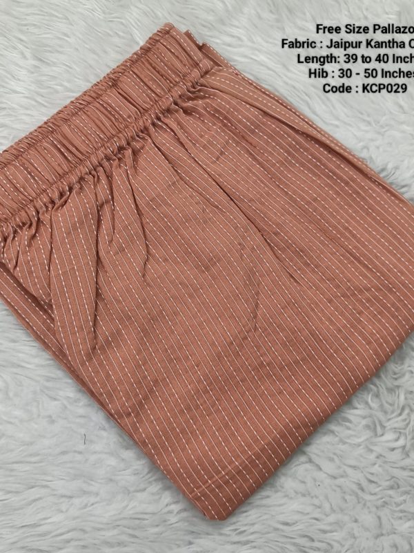 KCP029 - Jaipur Cotton Palazzo - Free Size