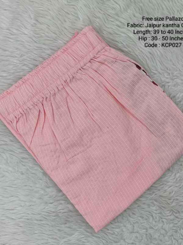 KCP027- Jaipur Cotton Palazzo - Free Size