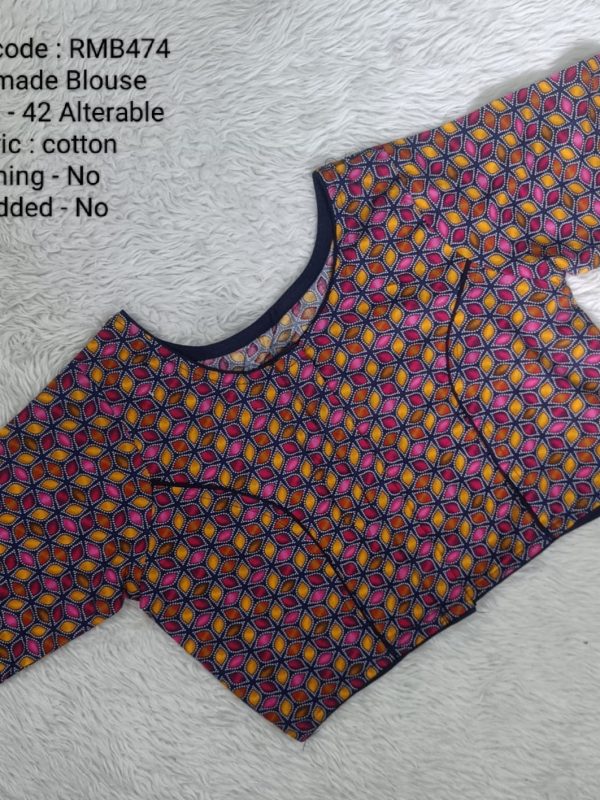 RMB474- Ready to Wear Blouse - Free Size up to 42 inches | Princess cut Pattern