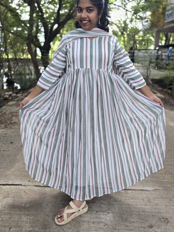 Party Wear Special Collections - PWRC787- Maxi Gown with Dupatta